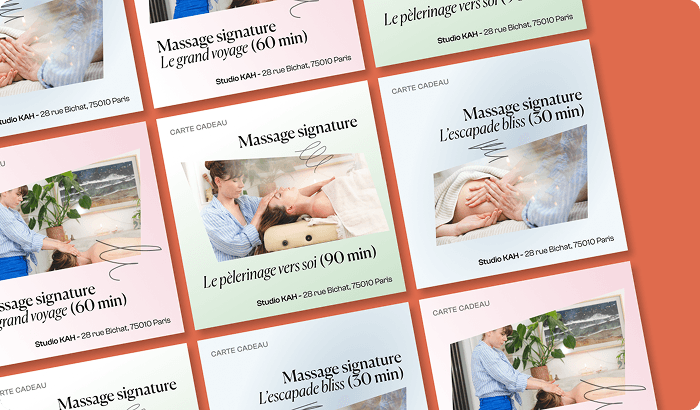 Cartes cadeaux du site En accord